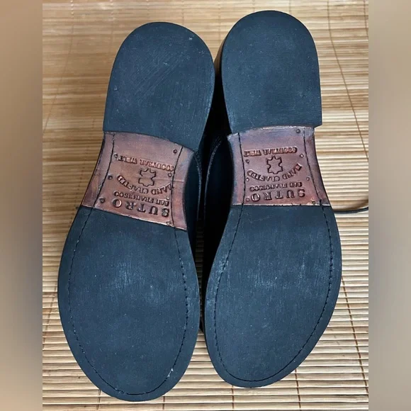 Hand-Crafted Sutro Footwear Mendelle Lace-Up Combat Boots - Picture 5 of 8